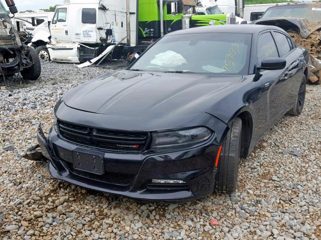 2C3CDXHG5GH166567 - 2016 DODGE CHARGER SX BLACK photo 2