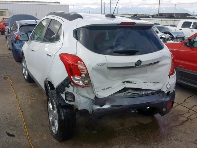 KL4CJASB8GB685761 - 2016 BUICK ENCORE WHITE photo 3