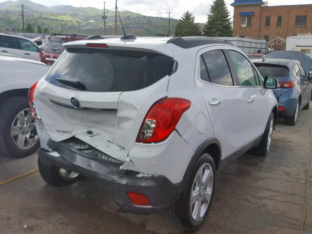 KL4CJASB8GB685761 - 2016 BUICK ENCORE WHITE photo 4