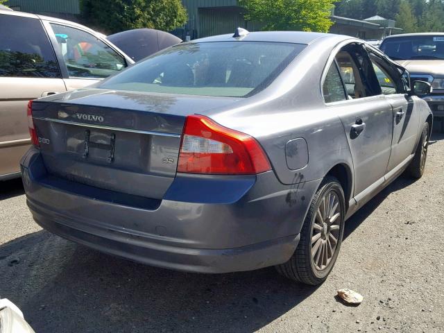 YV1AS982271030379 - 2007 VOLVO S80 3.2 GRAY photo 4