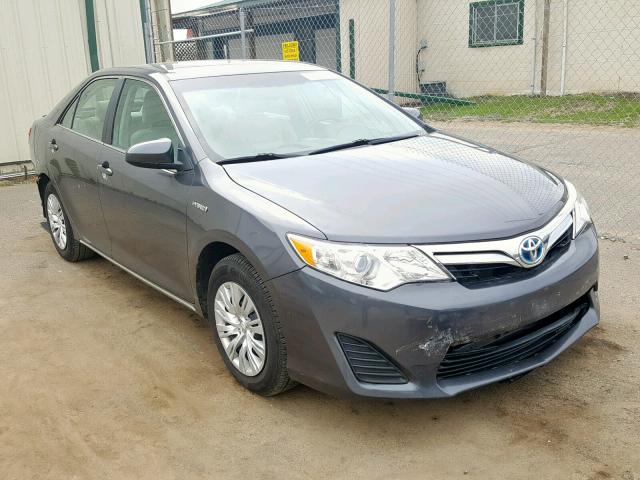 4T1BD1FK6DU072052 - 2013 TOYOTA CAMRY HYBR GRAY photo 1