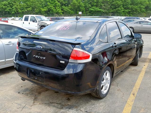 1FAHP36N89W268894 - 2009 FORD FOCUS SES BLACK photo 4