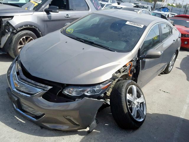 1G1RC6S52HU182100 - 2017 CHEVROLET VOLT LT GRAY photo 2