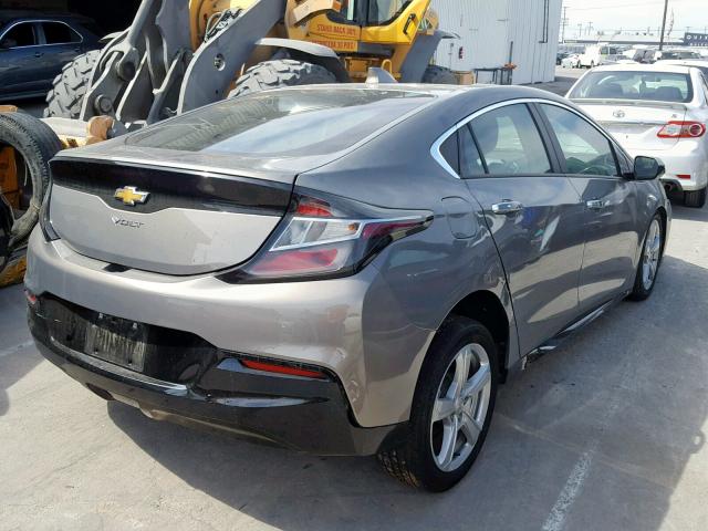 1G1RC6S52HU182100 - 2017 CHEVROLET VOLT LT GRAY photo 4