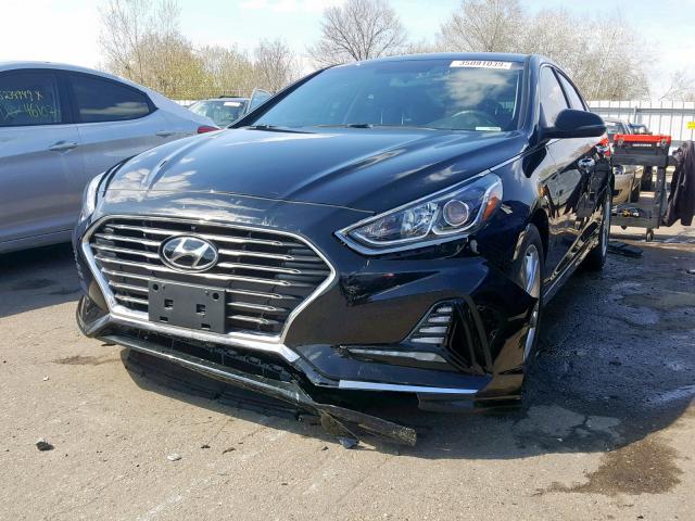 5NPE34AF5JH642953 - 2018 HYUNDAI SONATA SPO BLACK photo 2