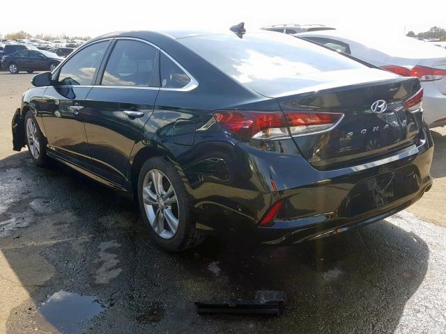 5NPE34AF5JH642953 - 2018 HYUNDAI SONATA SPO BLACK photo 3