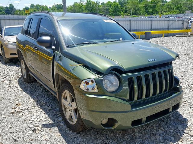 1J8FT47098D699639 - 2008 JEEP COMPASS SP Жасыл фото 1