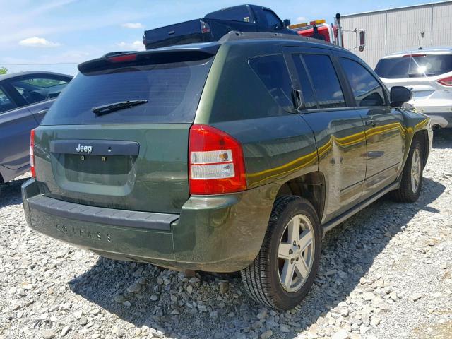 1J8FT47098D699639 - 2008 JEEP COMPASS SP Жасыл фото 4