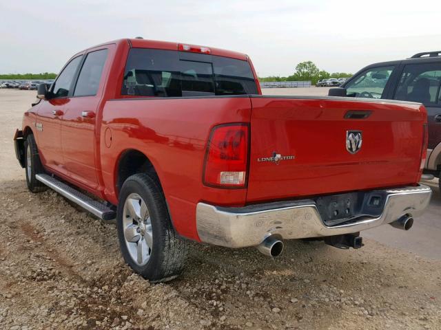 1C6RR6LT6ES140210 - 2014 RAM 1500 SLT RED photo 3