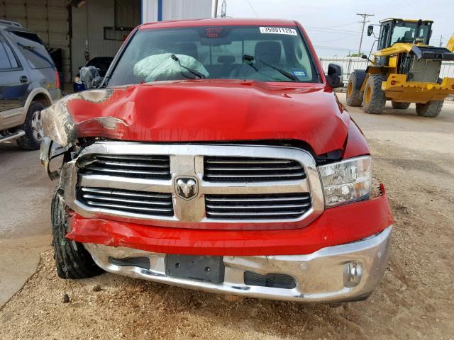 1C6RR6LT6ES140210 - 2014 RAM 1500 SLT RED photo 9