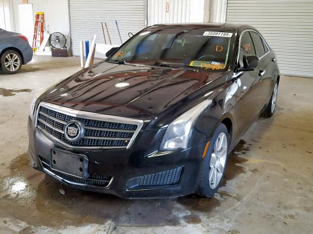 1G6AA5RA2D0133880 - 2013 CADILLAC ATS BLACK photo 2