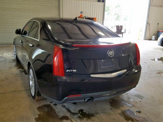 1G6AA5RA2D0133880 - 2013 CADILLAC ATS BLACK photo 3