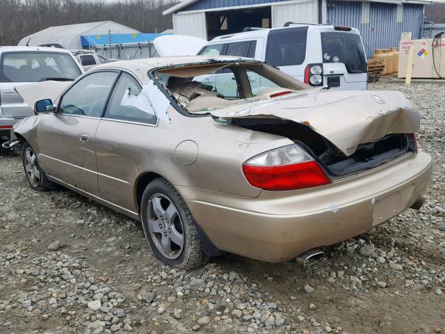 19UYA42473A011522 - 2003 ACURA 3.2CL GOLD photo 3