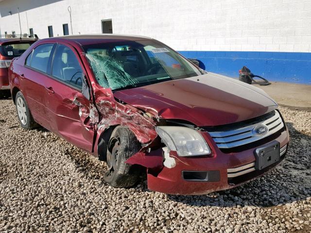 3FAHP06Z37R114305 - 2007 FORD FUSION S MAROON photo 1