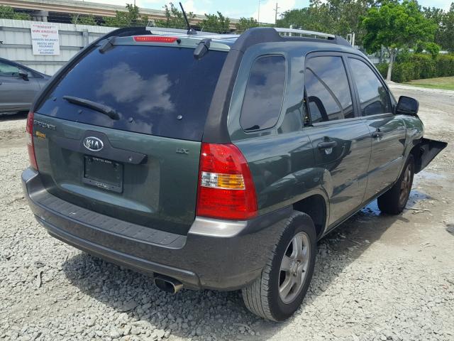 KNDJF724X67193009 - 2006 KIA NEW SPORTA GREEN photo 4