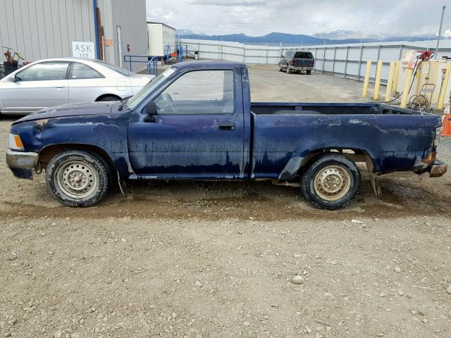 4TARN81A0RZ300060 - 1994 TOYOTA PICKUP 1/2 BLUE photo 9