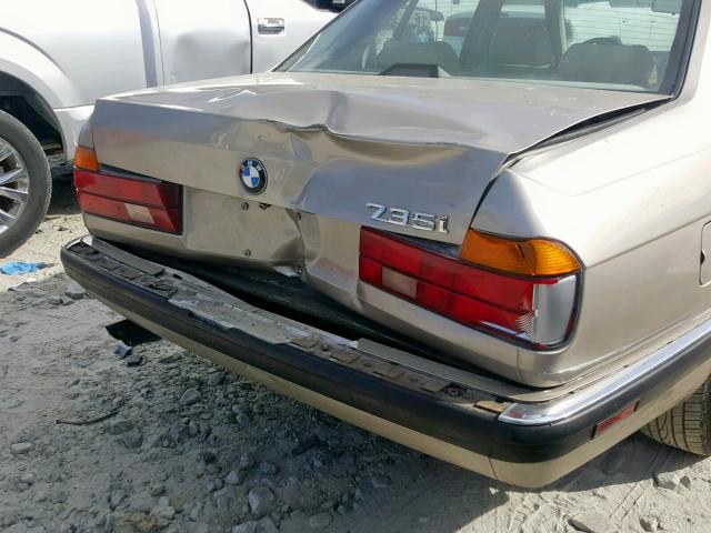 WBAGB4312LDB65601 - 1990 BMW 735 I AUTO TAN photo 9