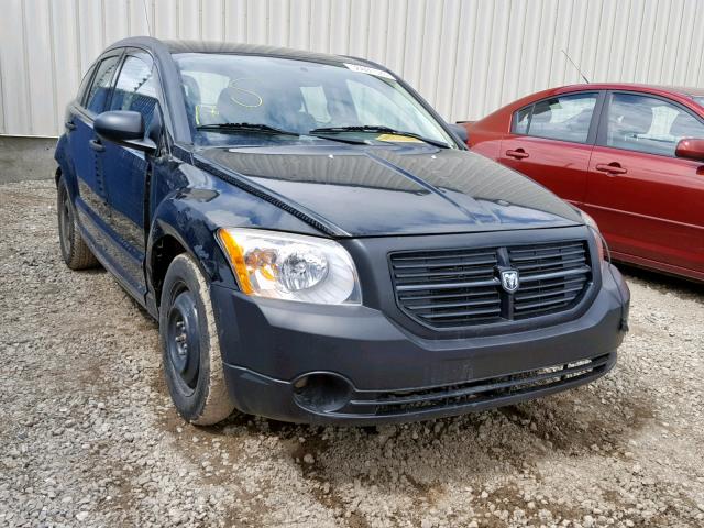 1B3HB48B07D246609 - 2007 DODGE CALIBER SX BLACK photo 1