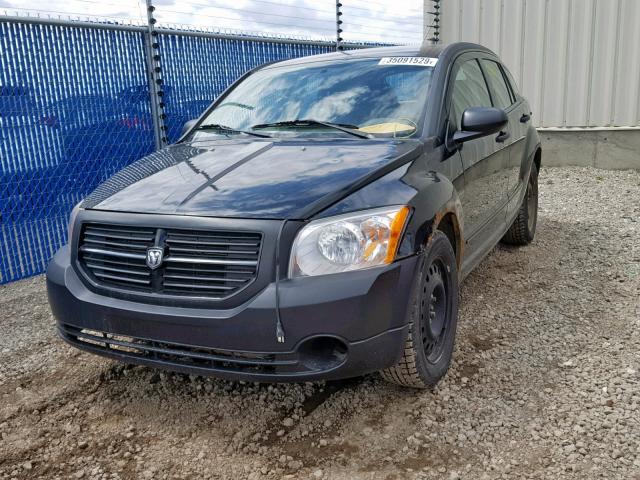 1B3HB48B07D246609 - 2007 DODGE CALIBER SX BLACK photo 2