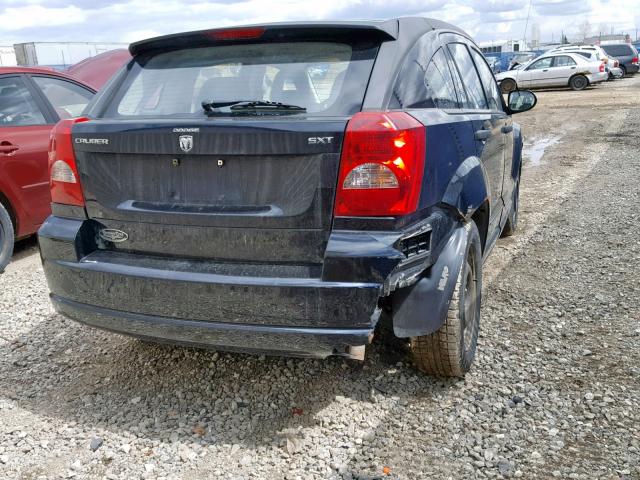 1B3HB48B07D246609 - 2007 DODGE CALIBER SX BLACK photo 4