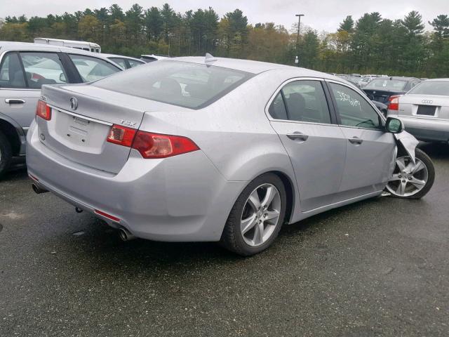 JH4CU2F64CC003249 - 2012 ACURA TSX TECH SILVER photo 4