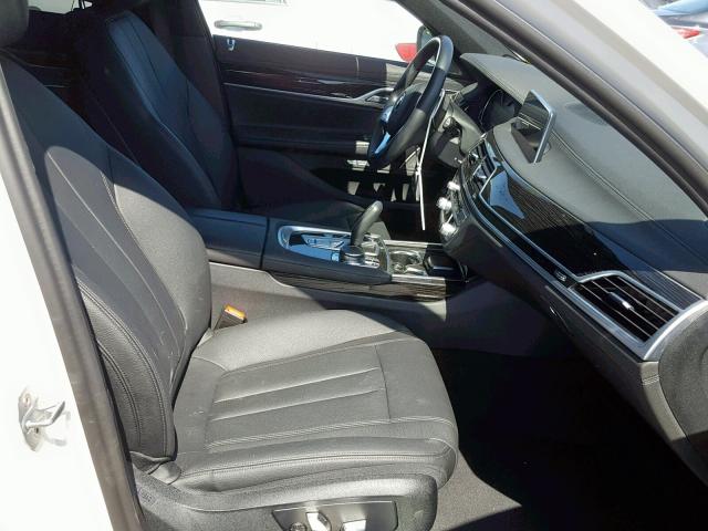 WBA7E2C3XHG740835 - 2017 BMW 740 I WHITE photo 5