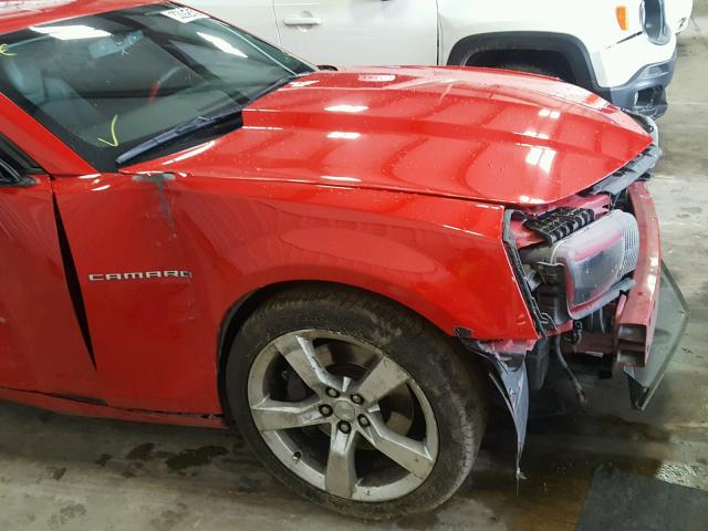 2G1FK1EJ4C9100276 - 2012 CHEVROLET CAMARO 2SS RED photo 9