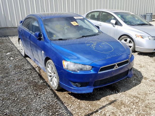 JA3AU86U58U606611 - 2008 MITSUBISHI LANCER GTS BLUE photo 1