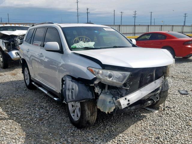 5TDZK3EH3CS088593 - 2012 TOYOTA HIGHLANDER WHITE photo 1