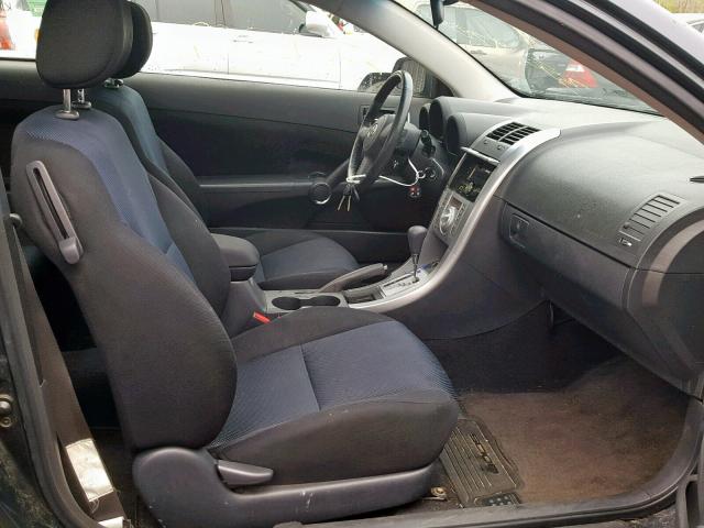 JTKDE177350056851 - 2005 TOYOTA SCION TC GRAY photo 5