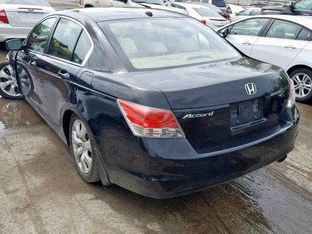 1HGCP26859A161972 - 2009 HONDA ACCORD EXL BLACK photo 3