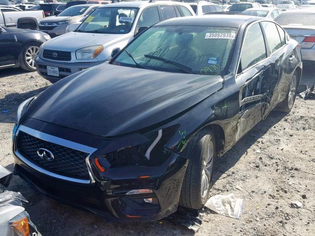 JN1CV7AP5JM240970 - 2018 INFINITI Q50 PURE BLACK photo 2