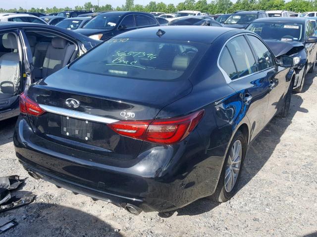 JN1CV7AP5JM240970 - 2018 INFINITI Q50 PURE BLACK photo 4