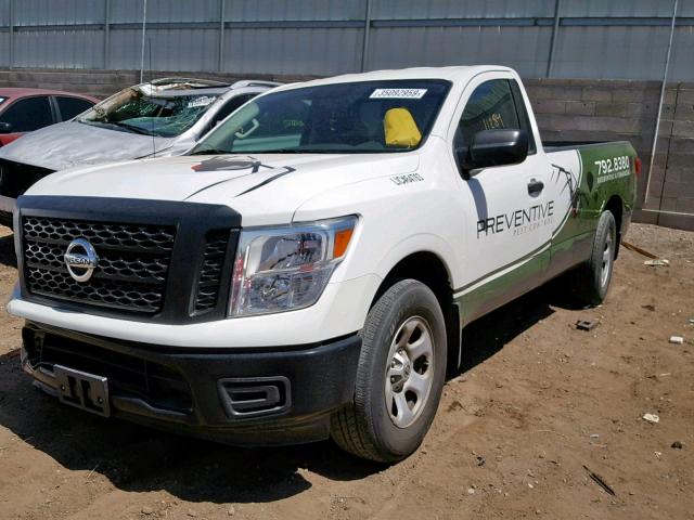 1N6AA1R73HN537559 - 2017 NISSAN TITAN S WHITE photo 2