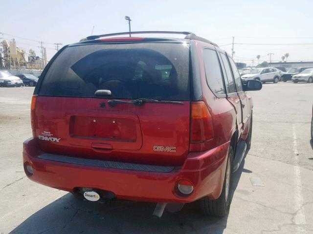 1GKDS13S622390855 - 2002 GMC ENVOY RED photo 4