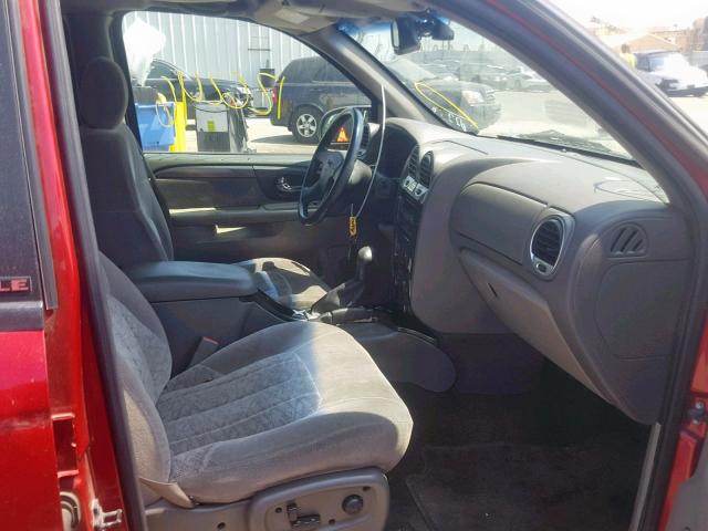 1GKDS13S622390855 - 2002 GMC ENVOY RED photo 5