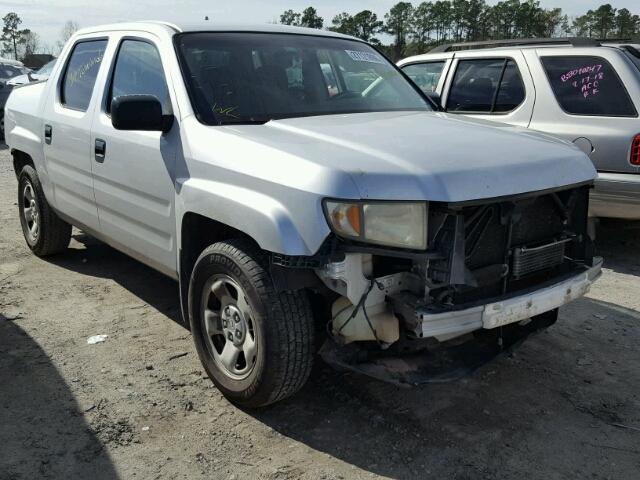 2HJYK16286H551918 - 2006 HONDA RIDGELINE SILVER photo 1