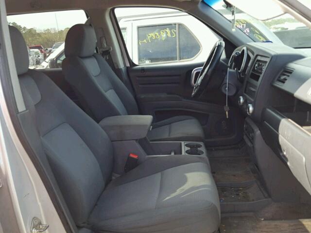 2HJYK16286H551918 - 2006 HONDA RIDGELINE SILVER photo 5