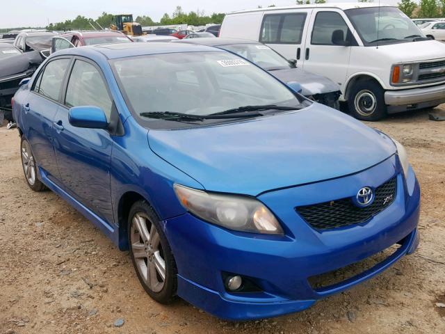 1NXBE40E99Z103402 - 2009 TOYOTA COROLLA XR BLUE photo 1