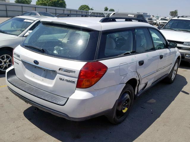 4S4BP61C767310657 - 2006 SUBARU LEGACY OUT WHITE photo 4