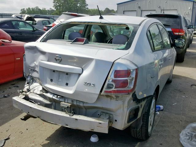 3N1AB61E37L606940 - 2007 NISSAN SENTRA 2.0 SILVER photo 4