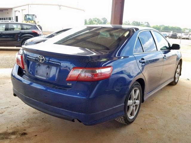 4T1BE46K37U179546 - 2007 TOYOTA CAMRY NEW BLUE photo 4