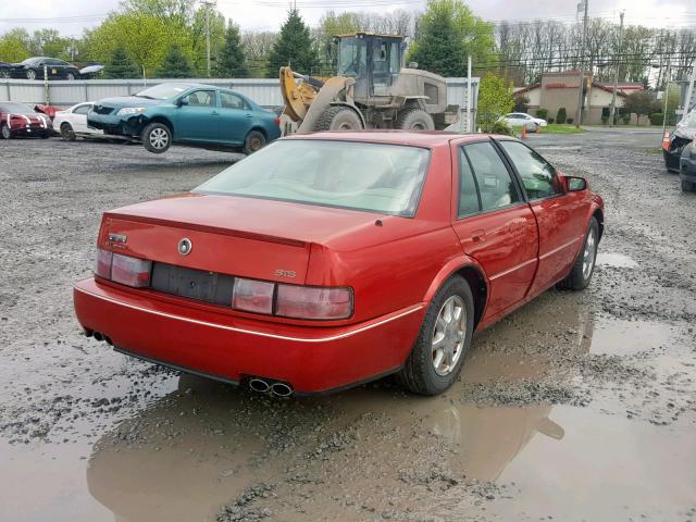 1G6KY529XVU816629 - 1997 CADILLAC SEVILLE ST RED photo 4