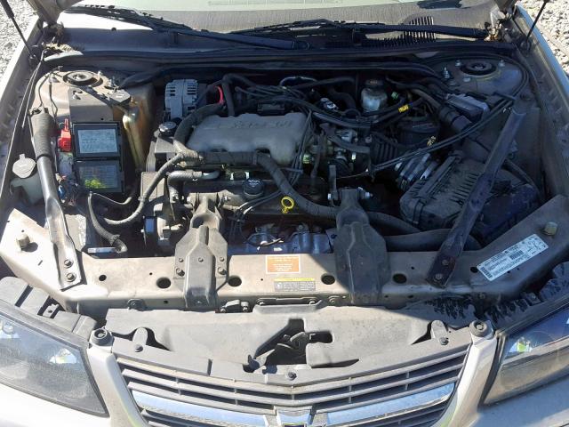 2G1WF52E239174752 - 2003 CHEVROLET IMPALA TAN photo 7