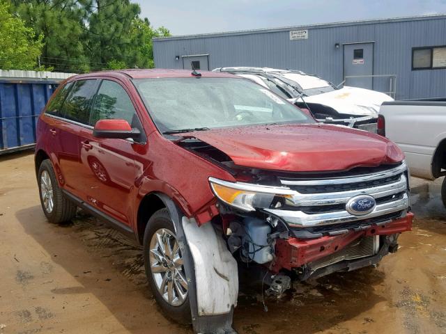 2FMDK3KC3EBA41941 - 2014 FORD EDGE LIMIT MAROON photo 1