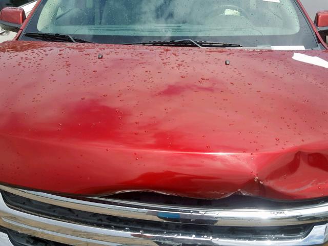 2FMDK3KC3EBA41941 - 2014 FORD EDGE LIMIT MAROON photo 7