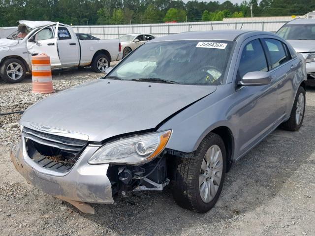 1C3CCBBG2EN106202 - 2014 CHRYSLER 200 TOURIN GRAY photo 2