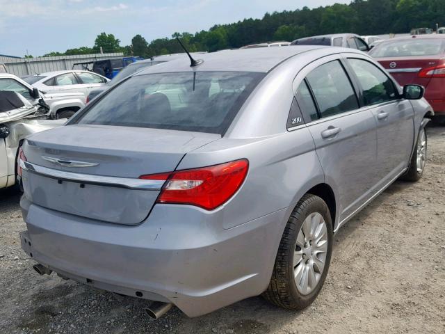 1C3CCBBG2EN106202 - 2014 CHRYSLER 200 TOURIN GRAY photo 4