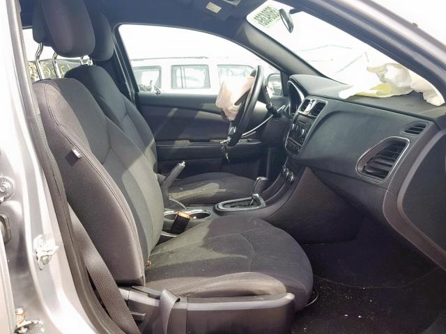 1C3CCBBG2EN106202 - 2014 CHRYSLER 200 TOURIN GRAY photo 5