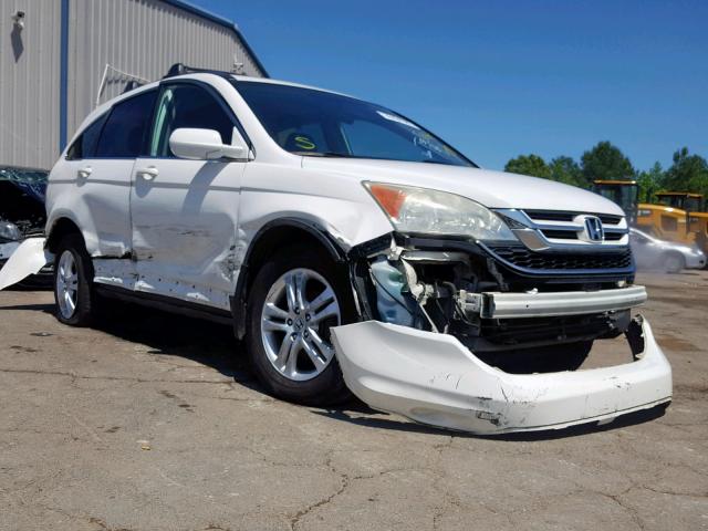 5J6RE3H78AL001385 - 2010 HONDA CR-V EXL WHITE photo 1